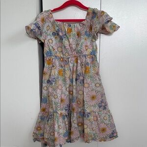 Floral H&M Kids Dress with Ruffle Sleeves